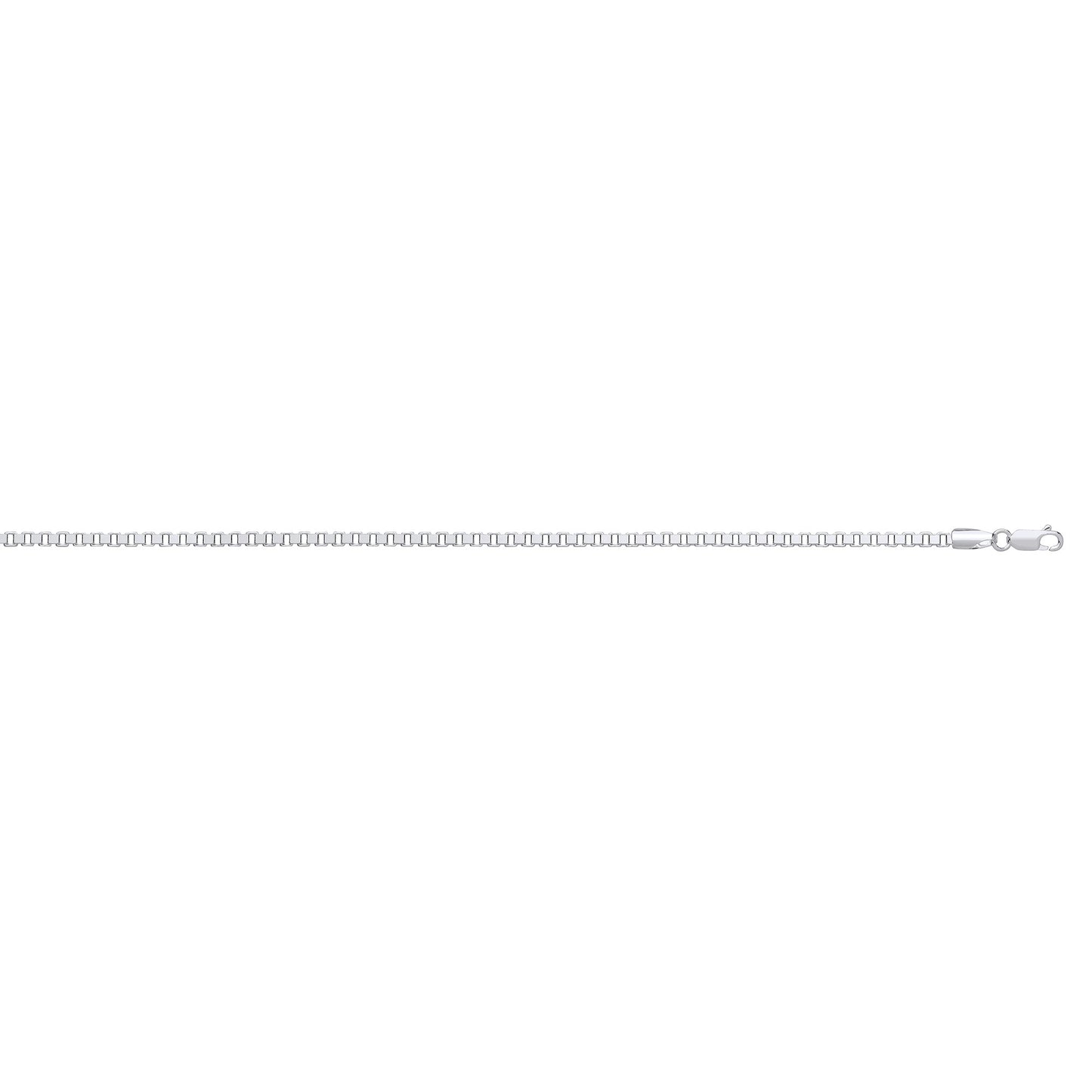 Silver 3.2mm Box Chain - Silver