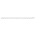 Silver Heart Bean Ladies Bracelet