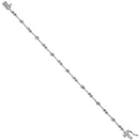9ct White Gold 0.15ct Diamond Bracelet
