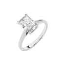 18ct White Gold 2.00ctw Radiant Cut LAB GROWN Diamond Ring IGI Certified