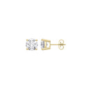 18ct Yellow Gold 1.00ctw LAB GROWN Diamond Earrings IGI Certified