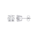 9ct White Gold 3.00ctw Solitaire LAB GROWN Diamond Earrings IGI Certified