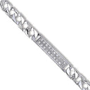 Silver Cubic Zirconia ID Baby 6" Bracelet