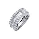 18ct White Gold 2.00ct Baguette & Brilliant Diamond Ring