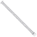 Silver 8mm Fancy Link Kids Bracelet