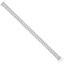 Silver 10mm Fancy Link Gents Bracelet