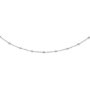 18ct White Gold 1.00ct Diamond by the yard Necklace (18in/45cm)