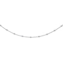 18ct White Gold 2.00ct Diamond by the yard Necklace(36in/91cm)