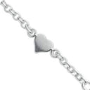 Silver Hearts Anklet