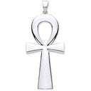 Silver Large Ankh Cross - Key of Life