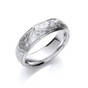 6mm Court Hammered Style & Polished Edges Matt Centre