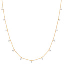 18ct Yellow Gold 0.50ctw Diamond Set (18in/45cm) Chain