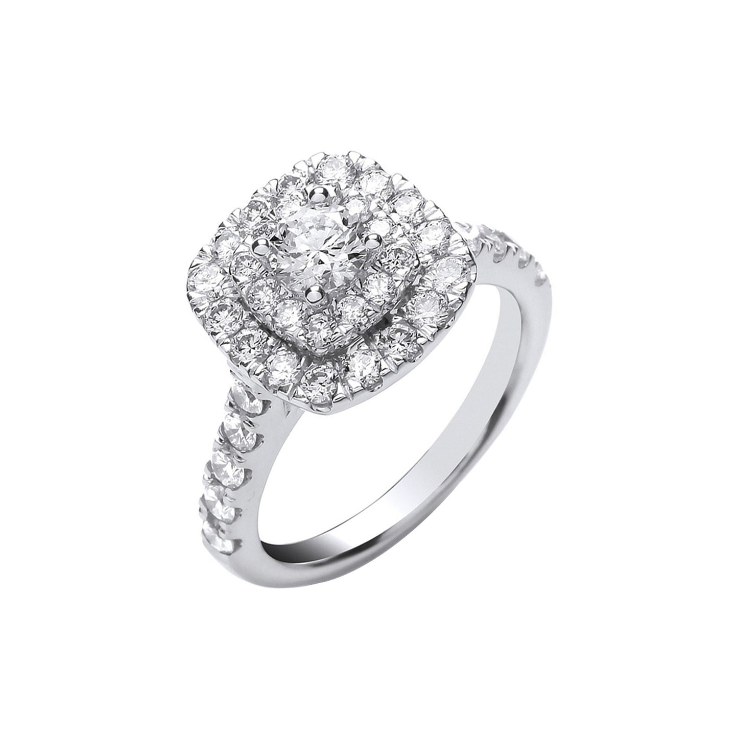 18ct White Gold 1.50ctw Diamond Ring - 18ct Gold