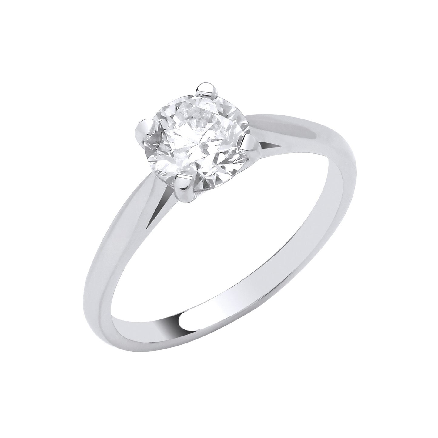 Platinum 1.00ct Diamond Engagement Ring - Platinum