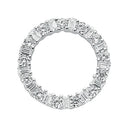 Silver Eternity Cubic Zirconia Pendant
