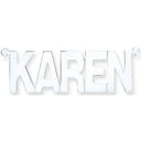 Silver Large Block Style Nameplate with 16"/18"/20" chain