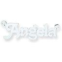 Silver Small Terra Nameplate with 16"/18"/20" chain