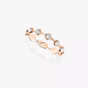 D-Vibes Pavé Diamond Ring Small Model Pink Gold 0.22ct