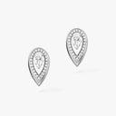 Fiery Diamond Earrings Medium White Gold 0.65ctw