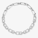 So Move XL Pavé Diamond Necklace White Gold 8.18ct
