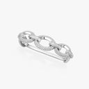 Groove Three-Finger Diamond Ring 13499-WG