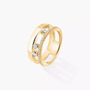 Move Romane Half Pavé Diamond Ring Small Model 06516-YG