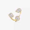 My Twin Trilogy Diamond Ring Medium Model 06695-YG
