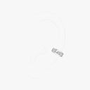 Moderniste Diamond Clip Earring Medium 0.25ct