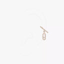 Move Uno Pavé Diamond Clip Ear Cuff Pink Gold 0.24ctw