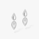 Fiery Drop Diamond Earrings White Gold 0.73ctw
