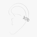 My Twin Diamond Clip Ear Cuff White Gold 0.58ctw