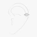 My Twin Single Diamond Clip Earring White Gold 0.23ct