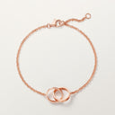 Belle Vante LOVE Bracelet on Chain Rose Gold