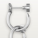 Belle Vante Juste un Clou Double Earrings 18k White Gold