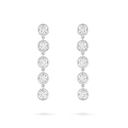 Palmyre 1-Row Earrings with Diamonds