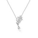 Plume de CHANEL Necklace 18K White Gold Diamonds | J10815