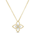 Desert Flower Pendant with Diamonds