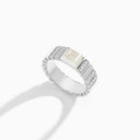 Belle Vante Cleo 2 Link Diamond Ring White Gold Diamond