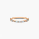 Belle Vante Aura Eternity Band in Rose Gold