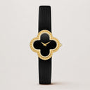 Belle Vante Alhambra Watch Small Model in 18K Yellow Gold with Onyx