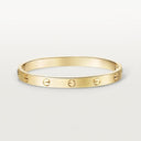 Belle Vante Love Classic Brushed Yellow Gold Bracelet