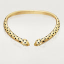 Belle Vante Panthère Torque Necklace Articulated Yellow Gold Onyx