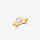 Belle Vante Signature Diamond Ring Yellow Gold