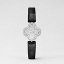 Belle Vante Sweet Alhambra Watch in 18K White Gold with Diamonds