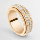 Belle Vante Medium Rose Gold Diamond Possession Ring