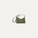 Diamond Crossbody Bag Khaki Grained Calfskin