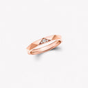 Belle Vante Signature Pavé Diamond Band Rose Gold 3.2 mm