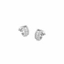 Belle Vante White Gold and Diamonds Earrings 5.7 mm