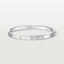 Belle Vante LOVE Bracelet Medium Model White Gold 4.8mm