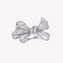 Belle Vante Tilda's Bow Double Knot Diamond Ring White Gold